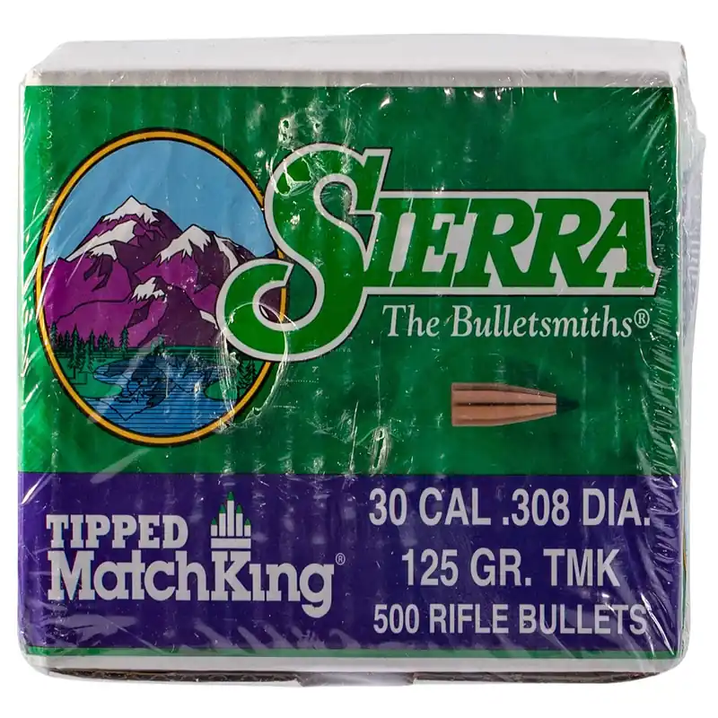 Sierra Tipped MatchKing 30 Cal 125 Gr Tipped MatchKing 500/Box