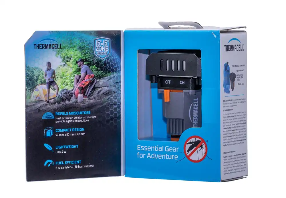 Thermacell Backpacker Gray Effective 15 ft Odorless