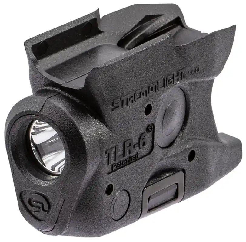Streamlight TLR-6 Weapon Light S&W M&P Shield 100 Lumens Output White LED Light 89 Meters Beam Trigger Guard Mount Matte Black Polymer