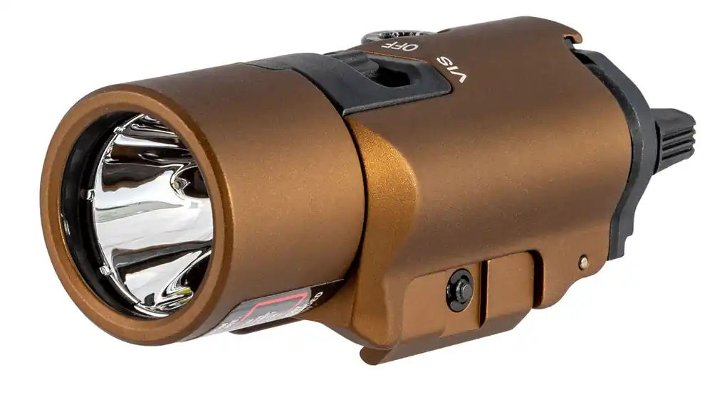 Streamlight TLR-VIR II Weapon Light w/Laser Sig M17/M18 300 Lumens Output White LED Light Red Laser Picatinny Rail Mount Coyote Anodized Aluminum