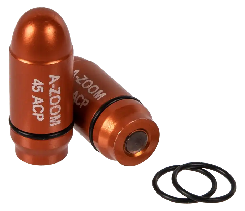 A-Zoom StrikerCap Pistol Dummy Rounds 45 ACP 2 Pack