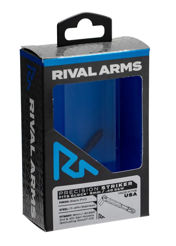 Rival Arms Precision Striker Black PVD 17-4 Stainless Steel for Glock 9mm, 40 S&W Gen3-4 (Except 43) DOES NOT include springs, spacers, or other firing pin assembly components