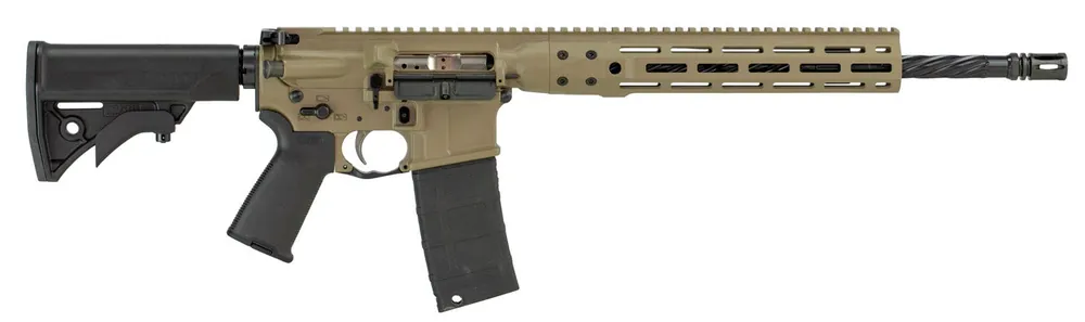 LWRC Individual Carbine Direct Impingement 5.56x45mm NATO 30+1 16.10" Barrel, Exclusive Flat Dark Earth Anodized Receiver
