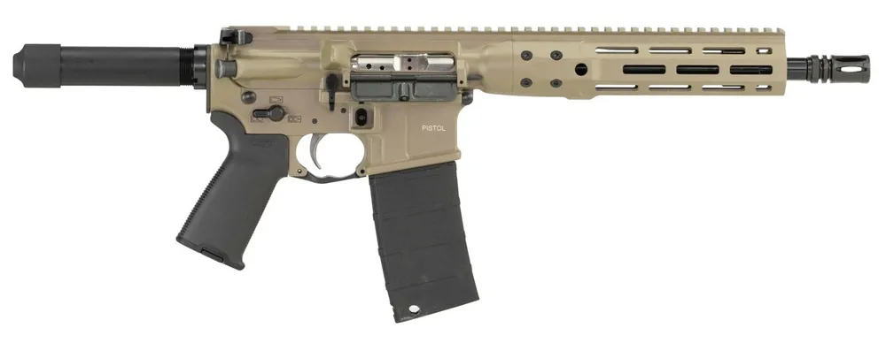 LWRC Individual Carbine Direct Impingement 5.56 10.50" 30+1 Alum Rec Alum M-LOK Handguard Rail Buffer Tube FDE ICDIP5CK10ML