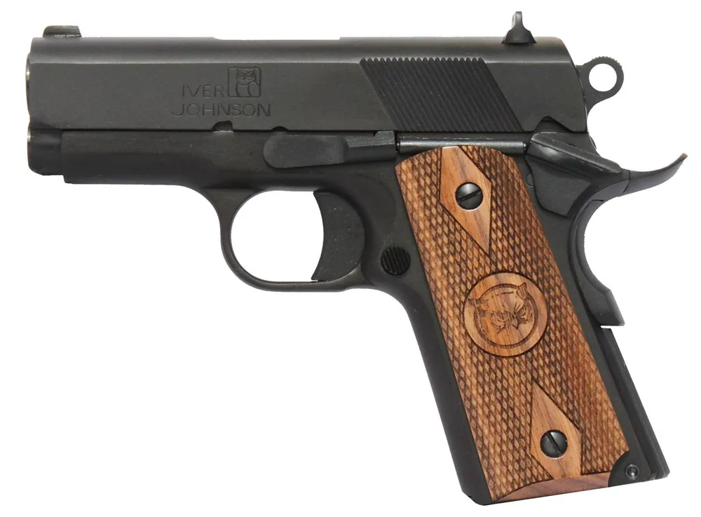 Iver Johnson Arms Thrasher Officer 9mm Luger Pistol 3.13" Black THRASHER9