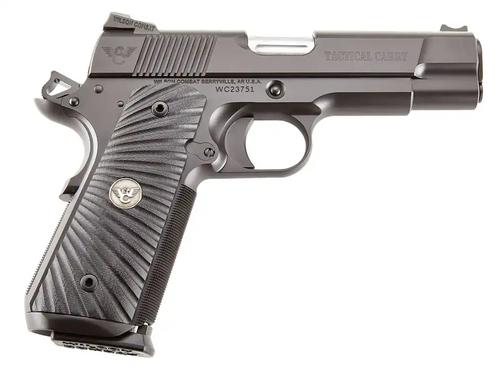 Wilson Combat 1911 Commander Tactical Carry 45 ACP Pistol 4.25" Black TCCOM45