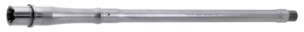 Wilson Combat Match Grade Barrel 300 Blackout 16" Stainless Bead Blasted Finish 416R Stainless Steel Material Pistol Length with Threading & 1 7" Twist for AR-15