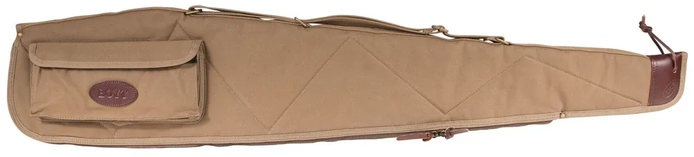 Boyt Harness Alaskan Rifle Case 48 Waxed Kahki Canvas with Brass Hardware & Quilted Flannel Padding for Scoped Rifles"