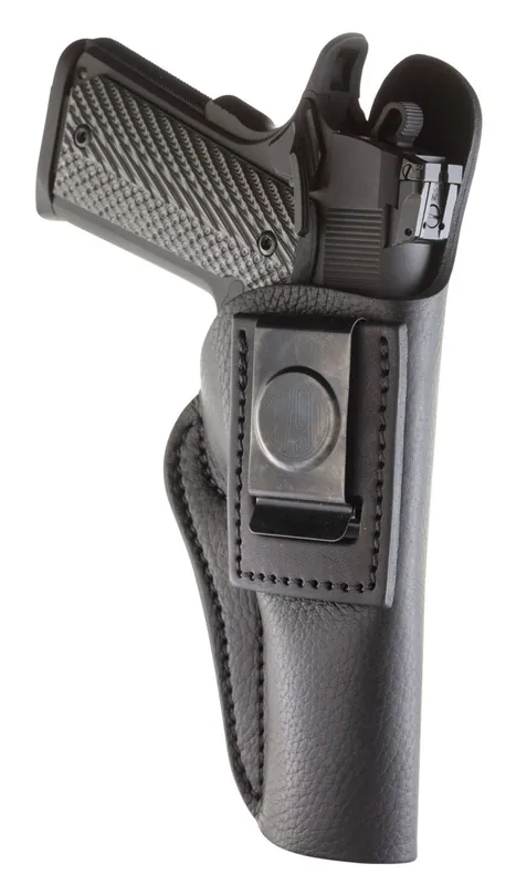 1791 Gunleather SCH IWB Night Sky Black Leather Fits 1911 4"-5"/Browning HP Pistol Belt Clip Mount RH