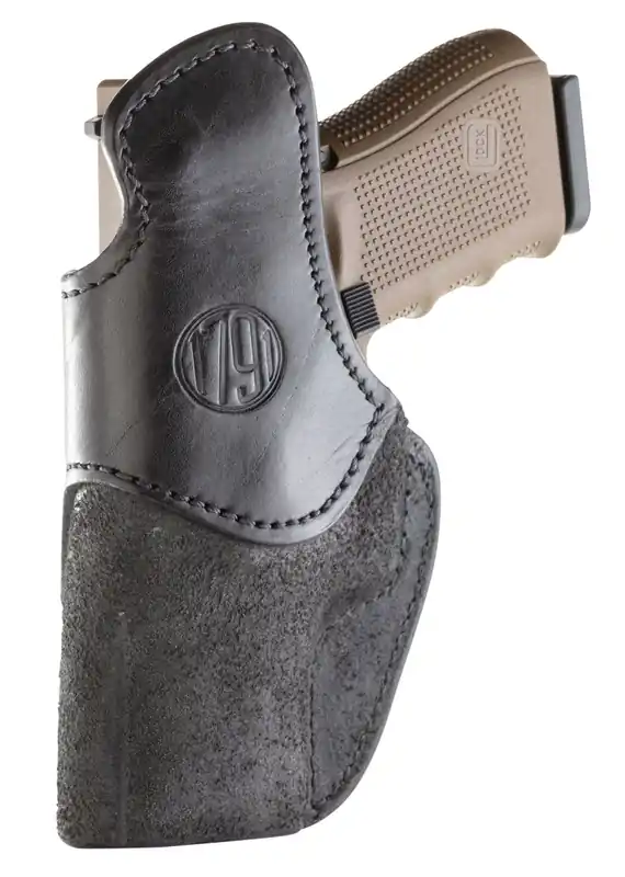 1791 Gunleather RCH IWB Leather Fits Glock 17/S&W Shield/Sprgfld XD9 Pistol Belt Clip Mount RH