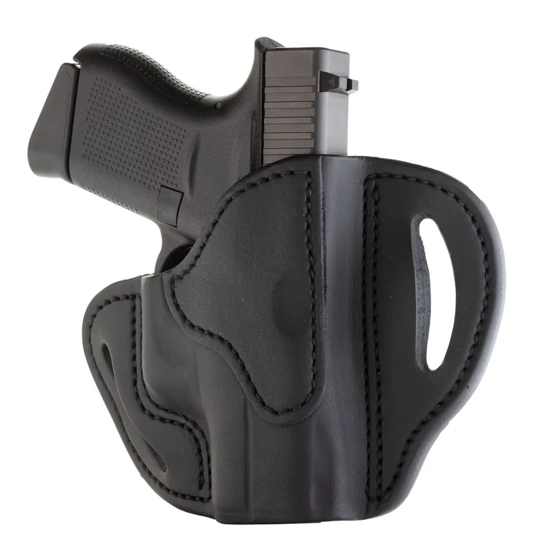 1791 Gunleather BHC OWB Black Leather Fits Glock 42, 43, 43X Walther PPK Pistol Belt Loop Mount RH