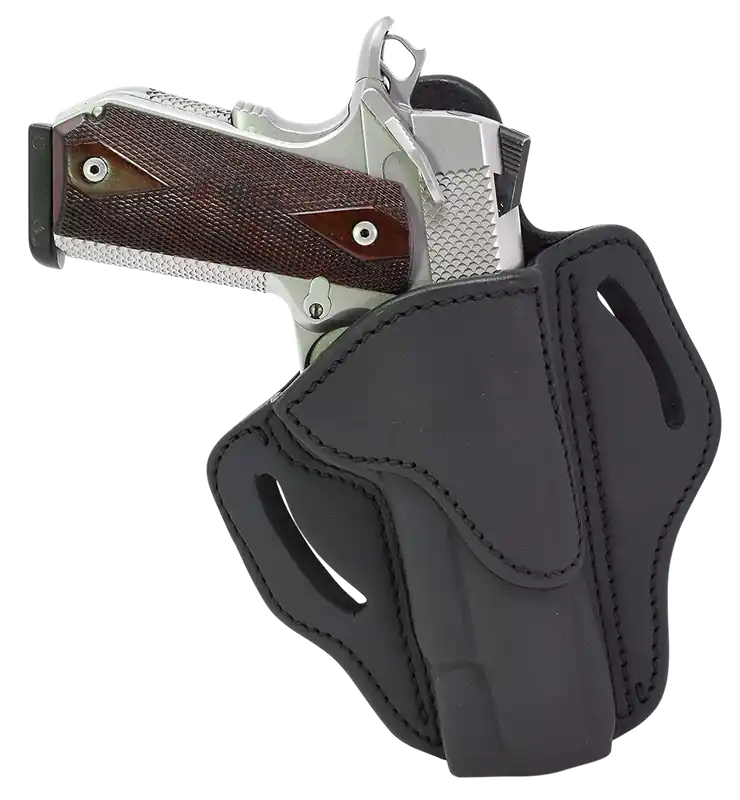 1791 Gunleather BH1 OWB Black Leather Fits 1911 4"-5" Pistol Belt Clip Mount RH
