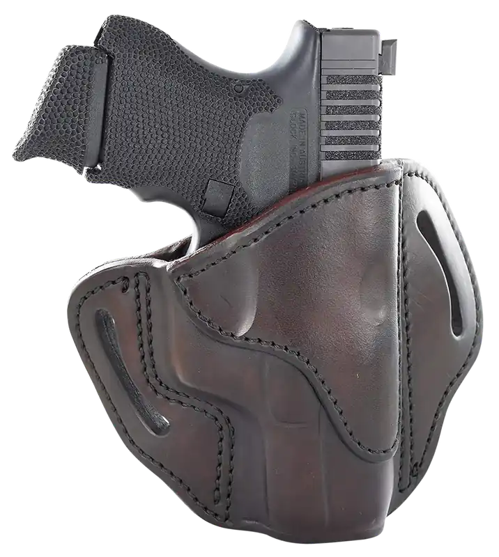 1791 Gunleather BH2.1 OWB Signature Brown Leather Fits Glock 17/S&W Shield/Sprgfld XD9 Pistol Size 2.1 Belt Clip Mount RH