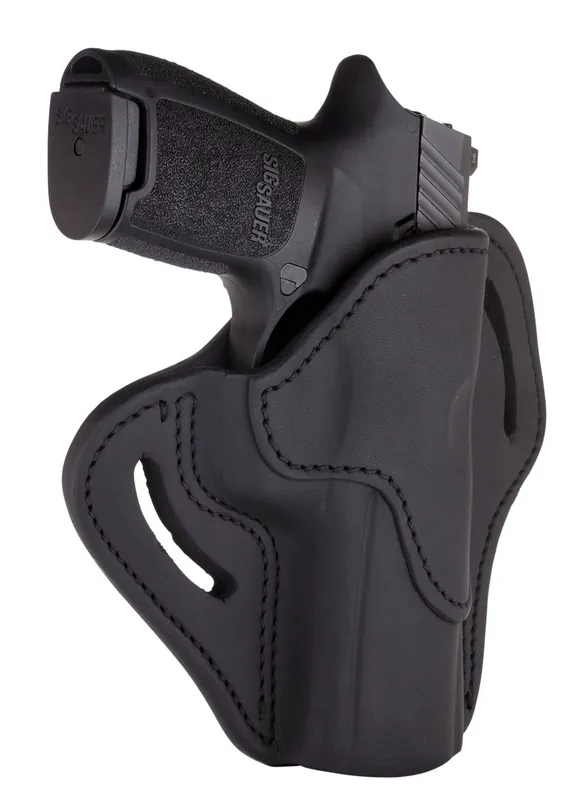 1791 Gunleather BH2.4 OWB Leather Fits Sig P320/Springfield XD-M/Walther PPQ Pistol Size 2.4 Belt Loop Mount RH