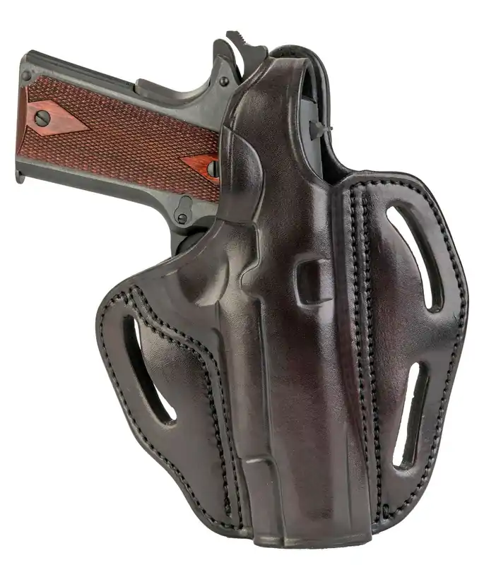 1791 Gunleather BHX OWB Signature Brown Leather Fits 1911 4"-5" Pistol Belt Loop Mount RH