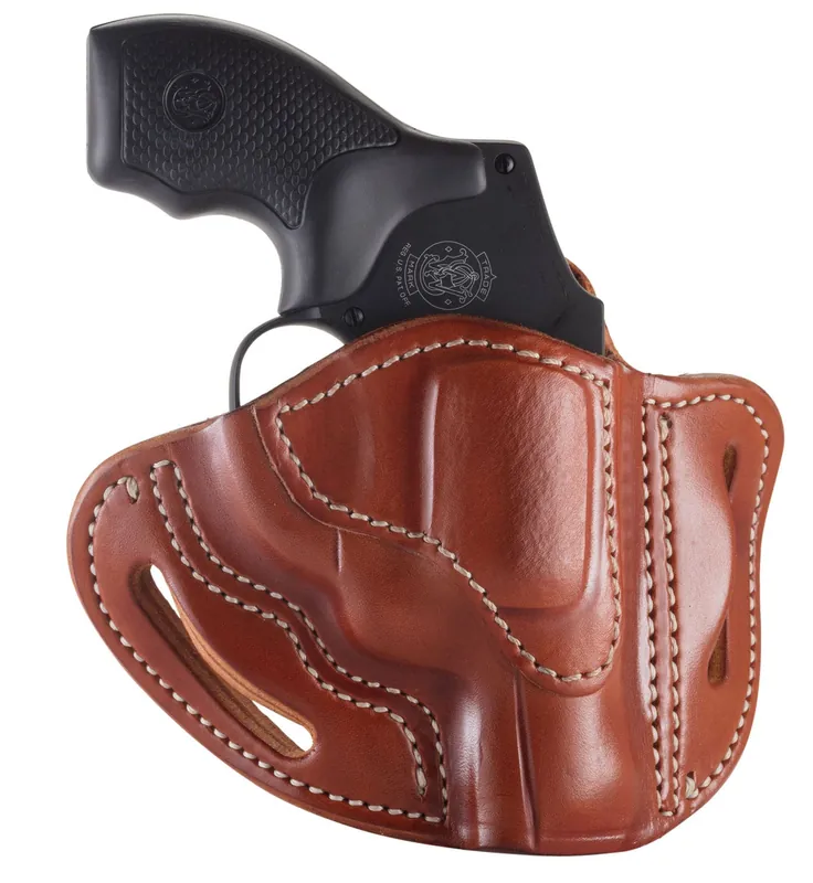 1791 Gunleather RVH1 OWB Classic Brown Leather Fits Ruger LCR/S&W J-Frame Belt Loop Mount RH