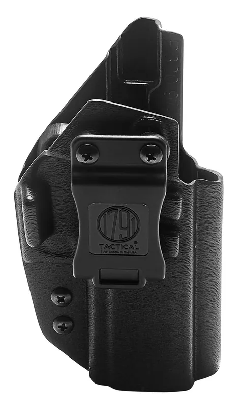1791 Gunleather Tactical Kydex IWB Black Kydex Fits Sig P320 Belt Clip Mount RH