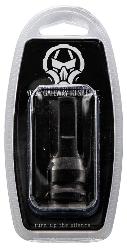 Dead Air Flash Hider Black with 5/8"-24 tpi Threads & 2.70" OAL for 7.62mm Sandman Series, KeyMod Equipped Nomad-30 & Primal Suppressors