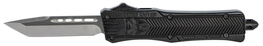 CobraTec Knives CTK-1 Small 2.75" OTF Tanto Plain Black D2