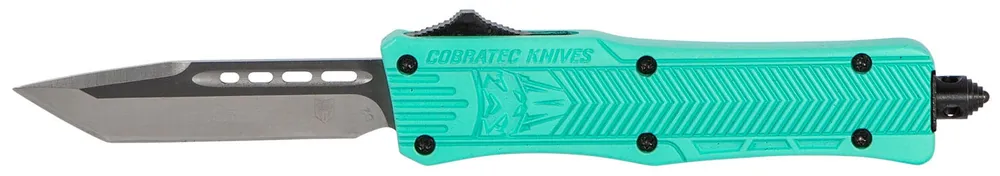 CobraTec Knives CTK-1 Small 2.75" OTF Tanto Plain D2 Steel Blade