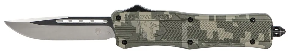 CobraTec Knives CTK-1 Medium 3" OTF Drop Point Plain D2 Steel Blade