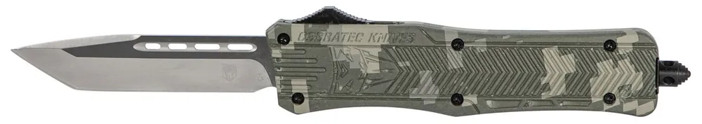 CobraTec Knives CTK-1 Medium 3" OTF Tanto Plain D2 Steel Blade