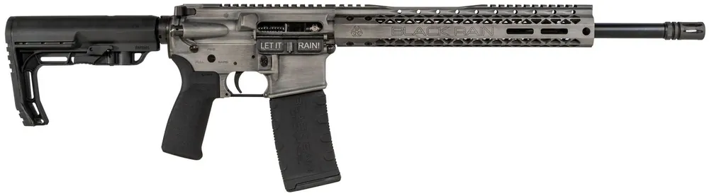 Black Rain Spec 15+ Fusion 5.56x45mm NATO Rifle 16" 30+1 Titanium Battleworn Cerakote BROFUSIONTB