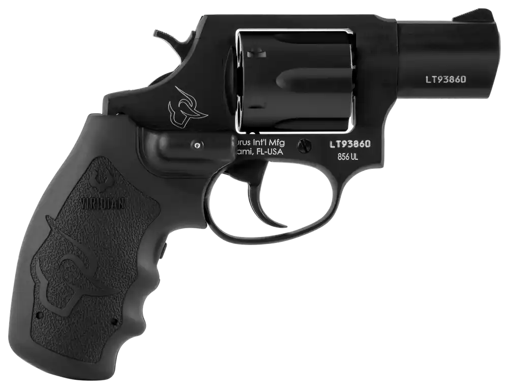 Taurus 2-856021ULVL 856 Ultra-Lite 38 Special 6rd 2" Matte Black Cylinder & Barrel Matte Black Anodized Aluminum Frame Black Polymer Grip w/Viridian Laser