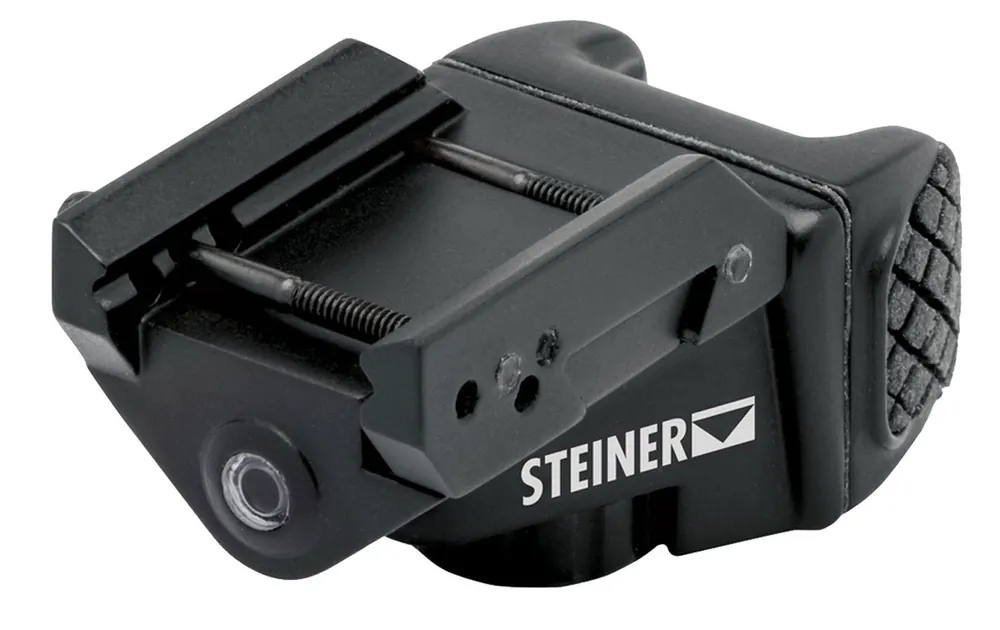 Steiner TOR Mini 5mW Green Laser with 520nM Wavelength & Black Finish for Picatinny or Weaver Rail Equipped Pistol