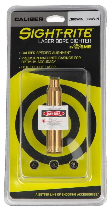 SME Sight-Rite, Laser Bore Sighting System, 300 Win Mag, Brass