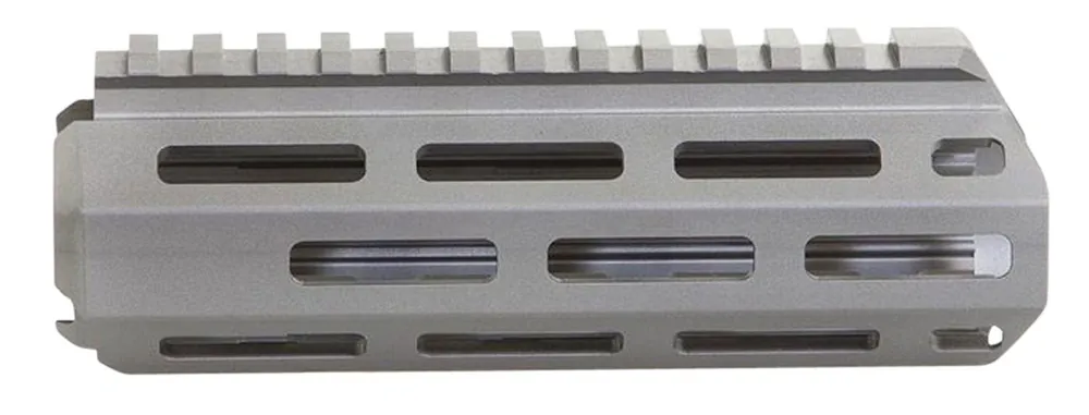 Q LLC Handguard made of Aluminum with Black Finish, M-LOK & 6" OAL for Q LLC Honey Badger