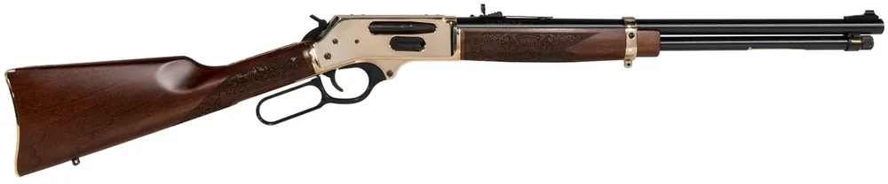 Henry Side Gate Lever Action 38-55 Win Caliber with 5+1 Capacity, 20" Blued Barrel