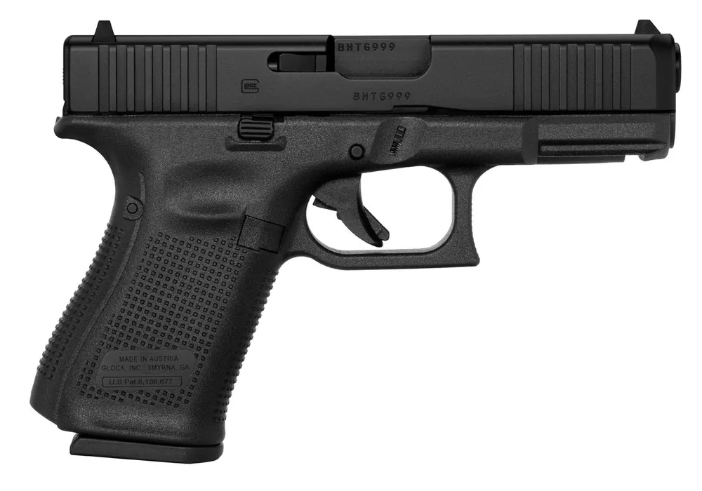 Glock G19 Gen5 Compact 9mm Luger 4.02" 10+1 Black Finish