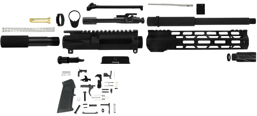 TacFire AR Build Kit Pistol 300 Blackout AR Pistol Platform Black Parkerized Steel 5/8"-24 tpi*Sports South Exclusive.
