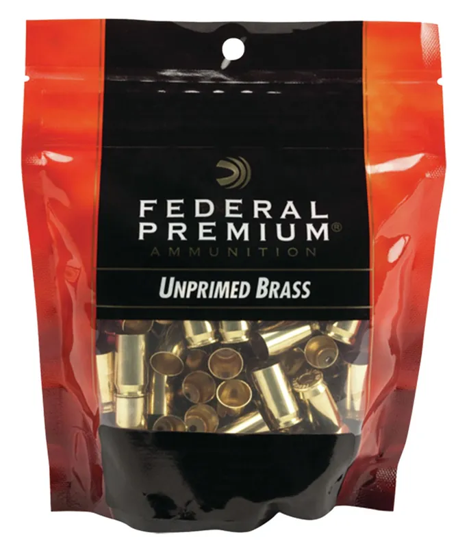 Federal 100 Gold Medal 40 S&W Handgun Brass 100 Per Bag