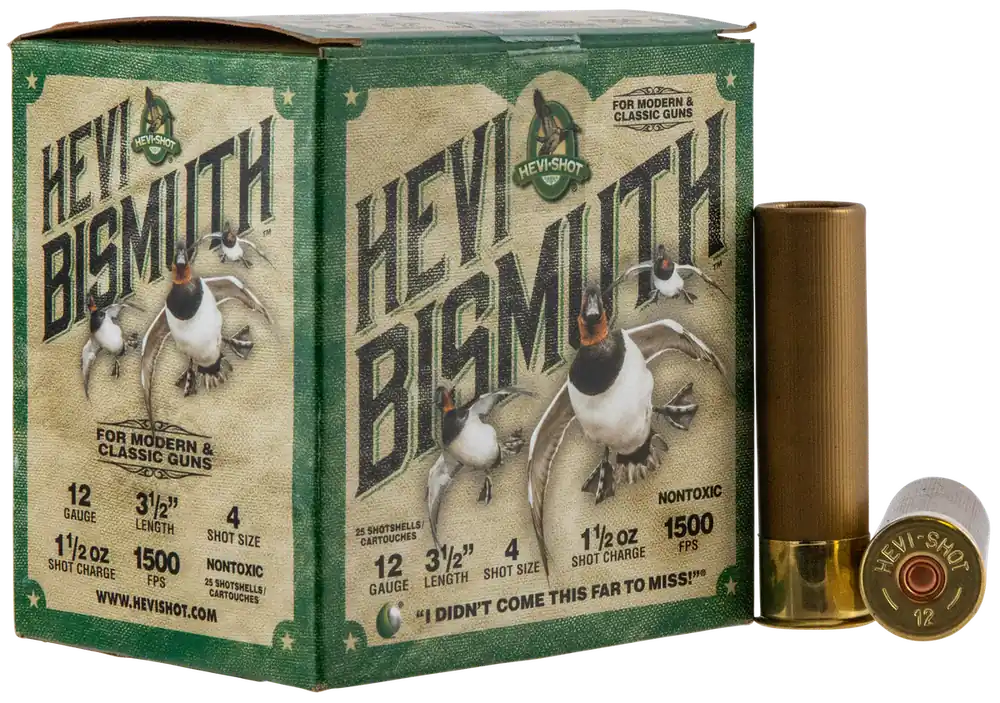 HEVI-Shot Hevi-Bismuth Waterfowl 12ga 3.50" 1-1/2oz 4 25rd