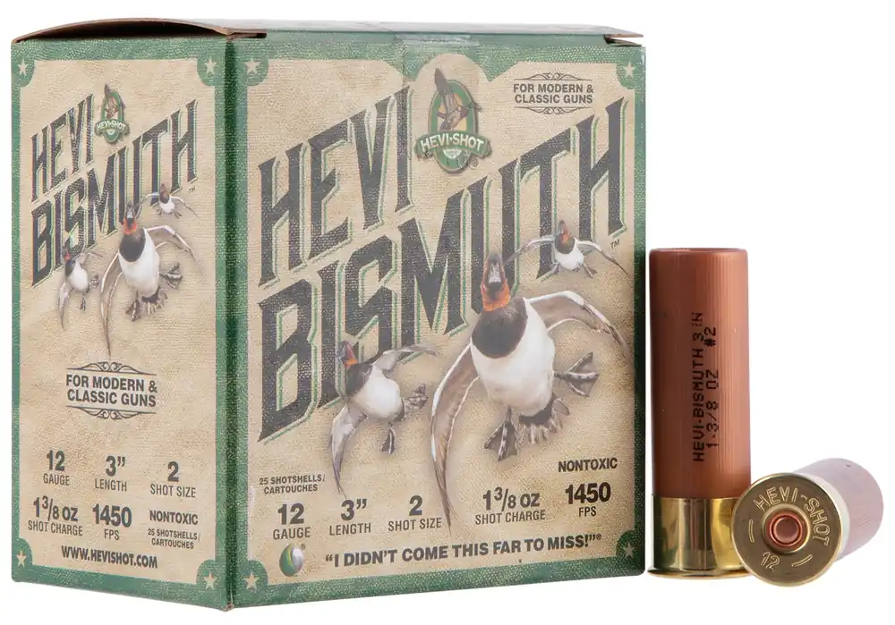 HEVI-Shot Hevi-Bismuth Waterfowl 12ga 3" 1-3/8oz 2 25rd