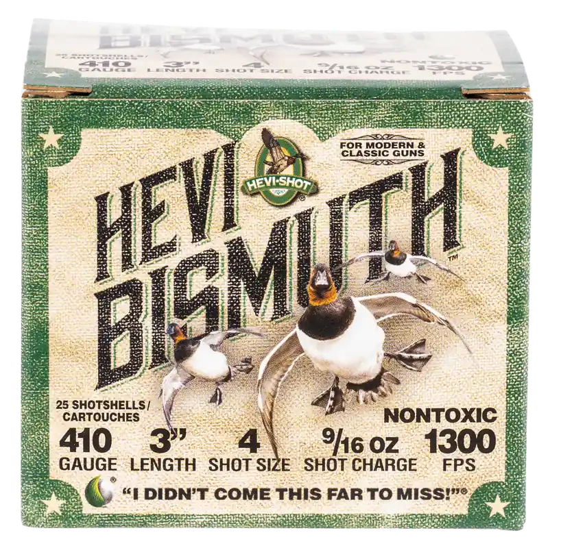 HEVI-Shot Hevi-Bismuth Waterfowl 410ga 3" 9/16oz 4 25rd
