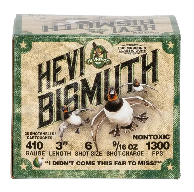 HEVI-Shot Hevi-Bismuth Waterfowl 410ga 3" 9/16oz 6 25rd