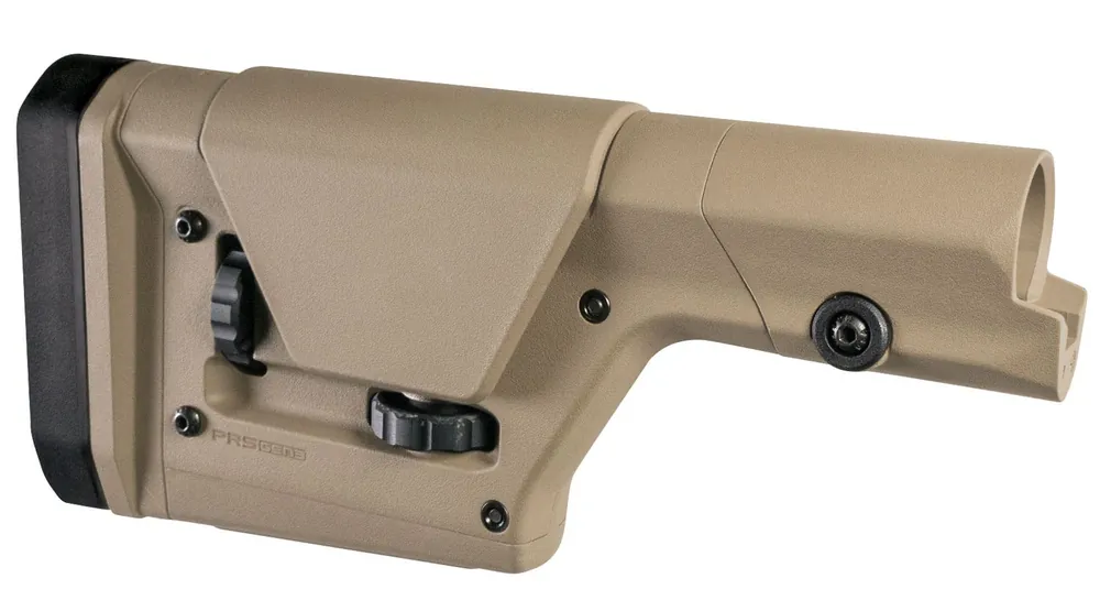 Magpul PRS Gen3 Precision Stock Fixed Adjustable Comb Flat Dark Earth Synthetic for AR-15, M16, M4