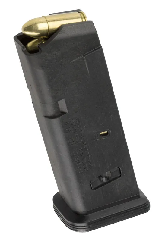 Magpul PMAG GL9 Black Detachable 10rd 9mm Luger for Glock 19