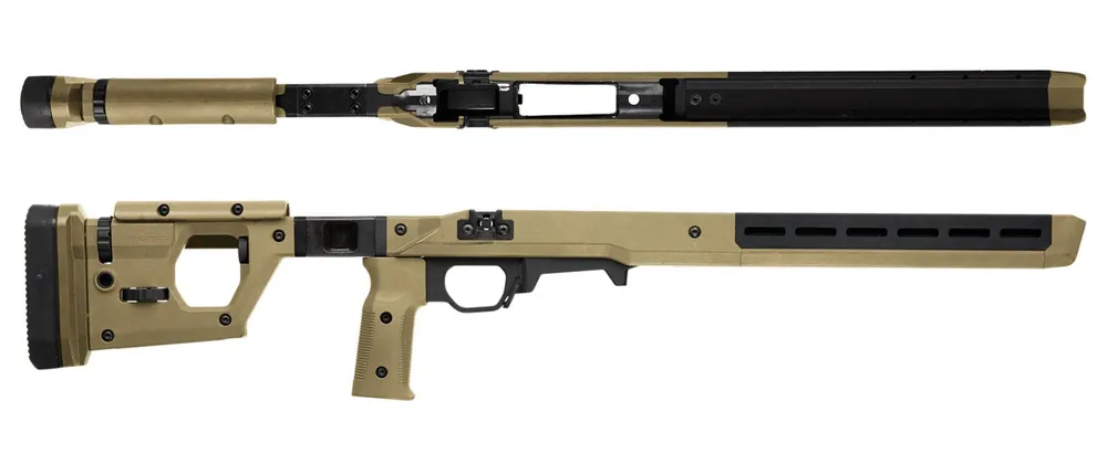 Magpul Pro 700 Stock Fixed w/Aluminum Bedding Flat Dark Earth Synthetic for Remington 700 SA