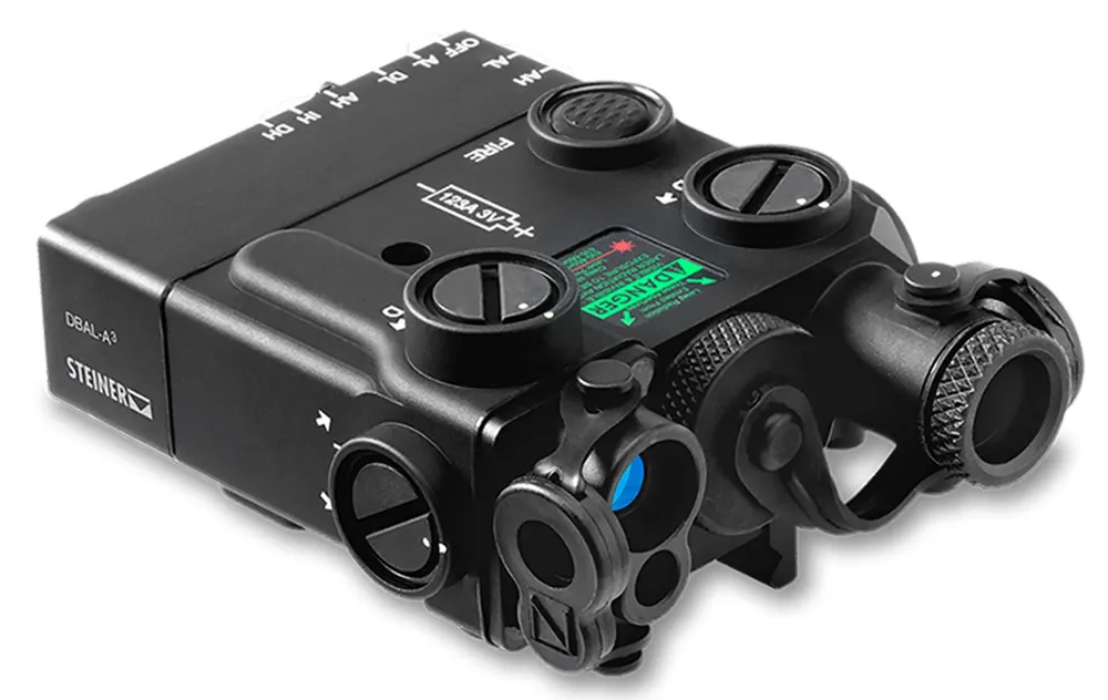 Steiner Green Laser 5mW 532nM Wavelength 835nM Wavelength Black Hardcoat Anodized