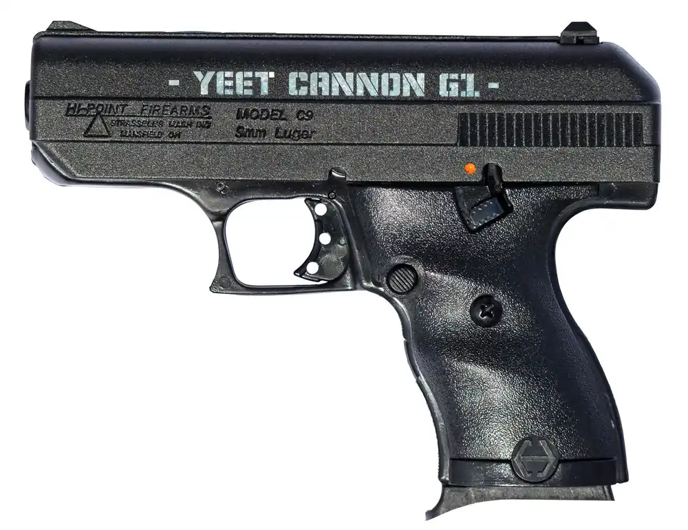 Hi-Point Yeet Cannon G1 9mm Luger Caliber with 3.50" , 8+1 Capacity