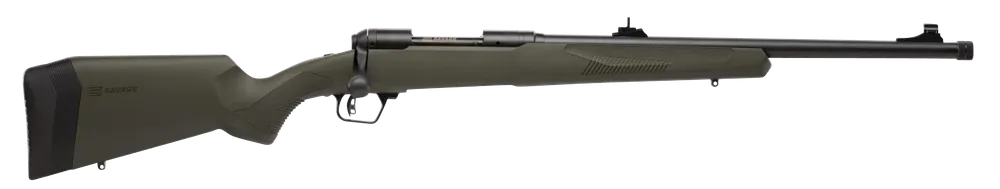 Savage Arms 110 Hog Hunter 350 Legend 18" 4+1 Matte Black Rec/Barrel OD Green Syn Stock Adj Iron Sights 57534