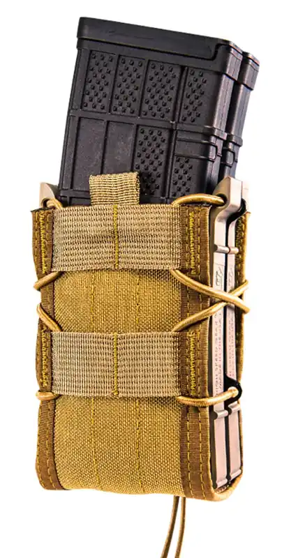 High Speed Gear TACO X2R Mag Pouch Double Style Nylon Brown