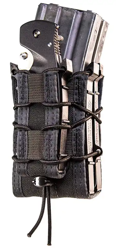 High Speed Gear TACO X2RP Mag Pouch Triple Style Nylon Black & MOLLE 2 Rifle & 1 Pistol Mag