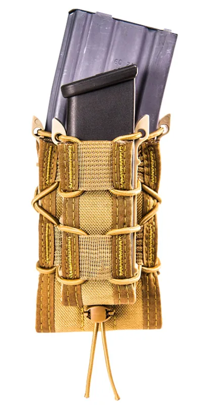 High Speed Gear TACO Double Decker Mag Pouch MOLLE Double Nylon Brown & MOLLE Mount