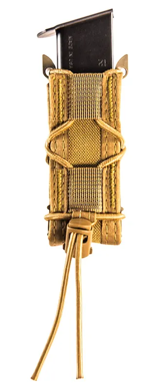 High Speed Gear TACO Mag Pouch Single Nylon Brown, MOLLE Mount Type & 2"