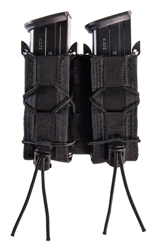 High Speed Gear TACO Mag Pouch Double Nylon Black & Belt Mount